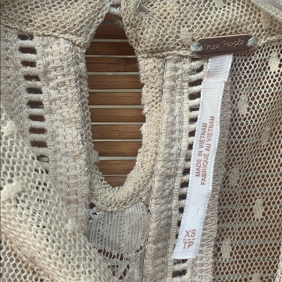 Free People Maisie lace tunic racer halter boho - Picture 8 of 8